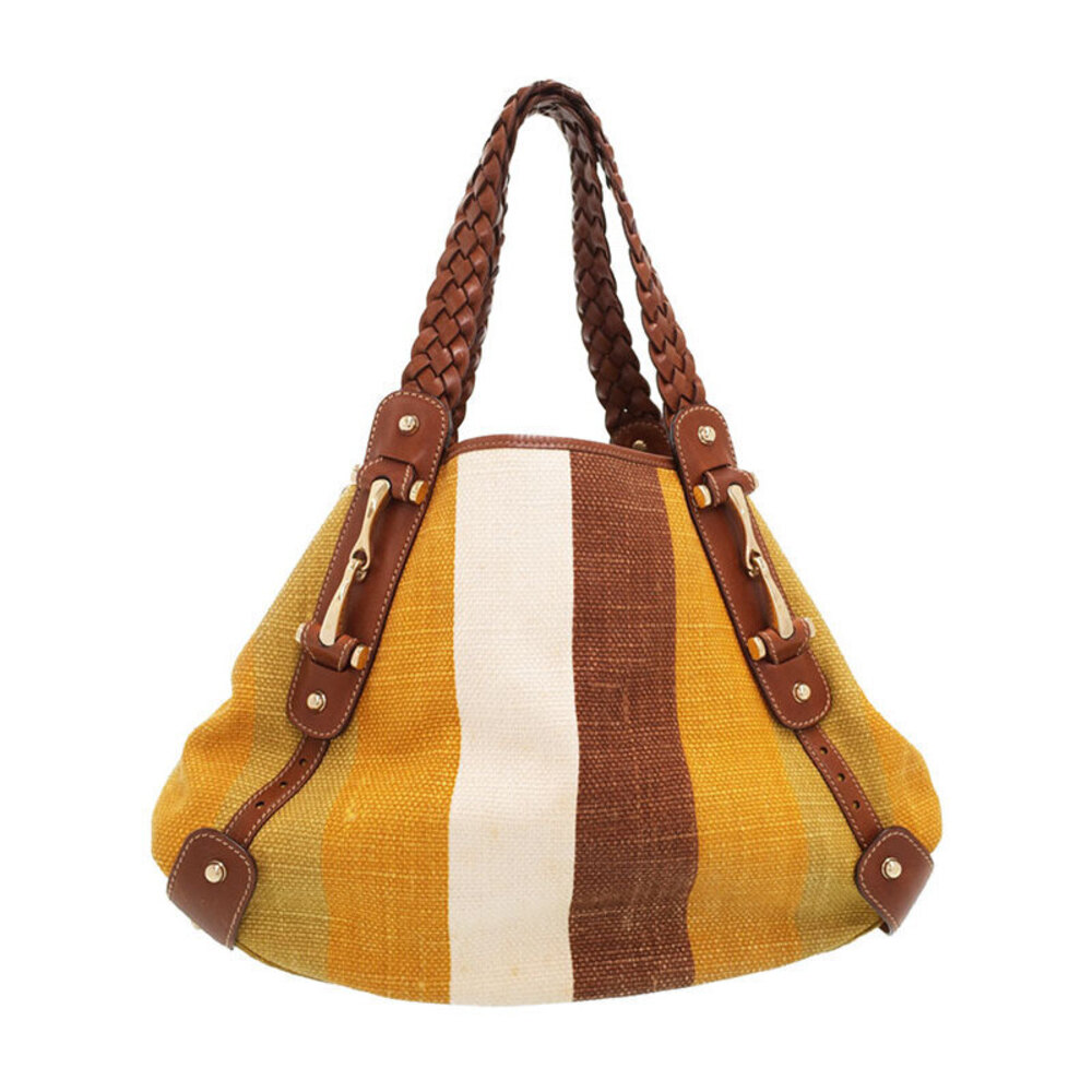 GUCCI Horsebit Tote Gucci GG Pelham Shoulder Bag monogram braided Brown